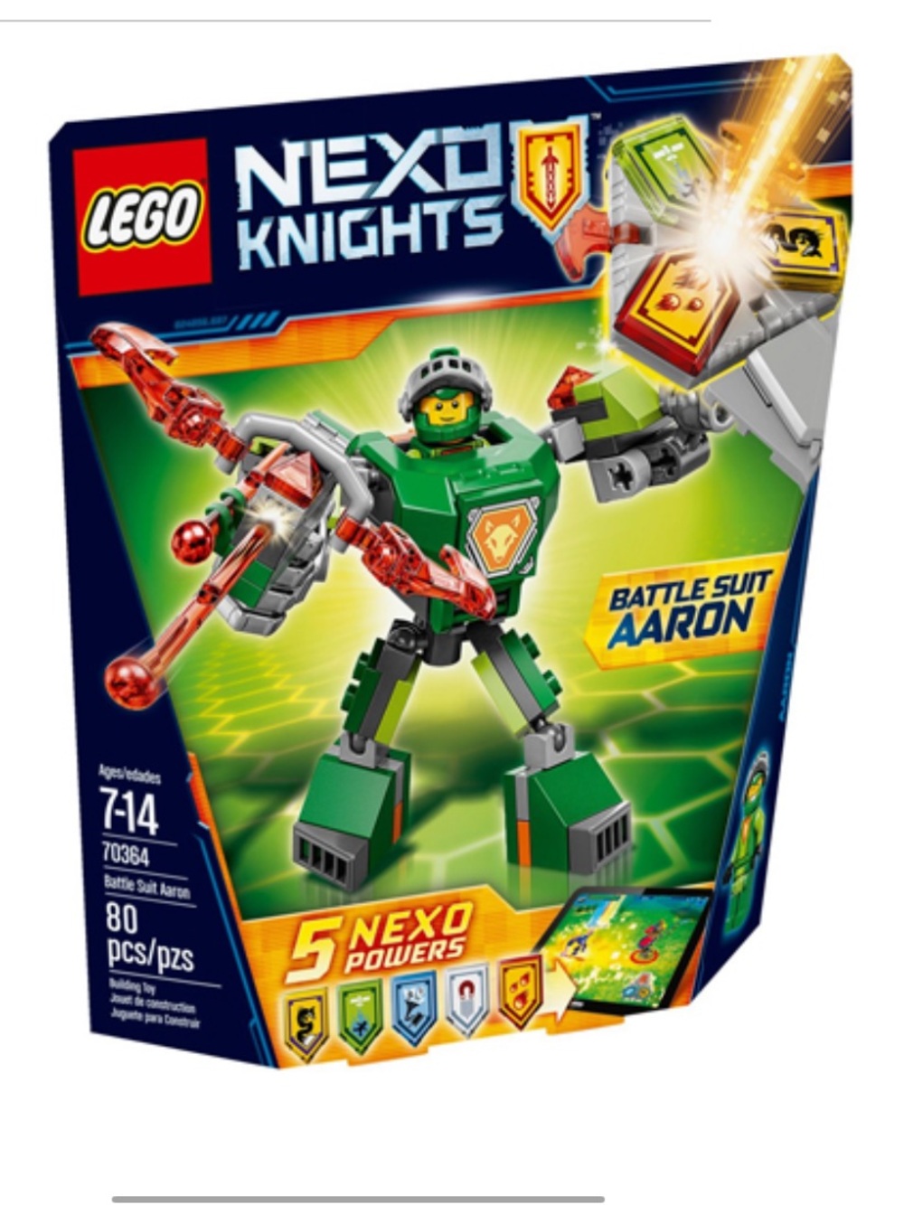 Lego Nexo Knights Set 70364 Battle Suit Aaron